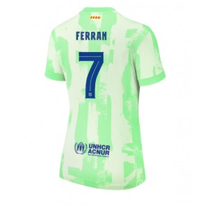 Barcelona Ferran Torres #7 Rezervni Dres za Ženska 2024-25 Kratak Rukavima